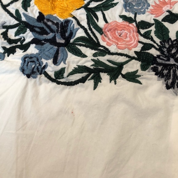 Zara Basic Collection embroidered crop top | S - Picture 7 of 8